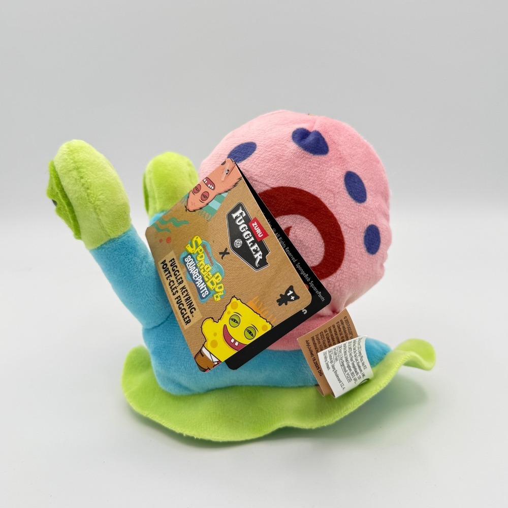 Fuggler x SpongeBob Plush Keychain Gary - NEW WITH TAGS - Picture 2 of 3